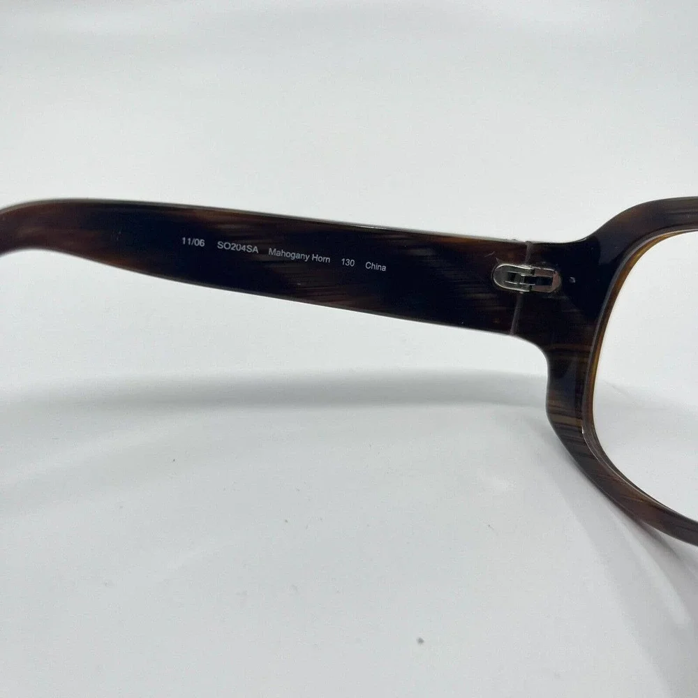 Sigrid Olsen Women's Eyeglasses Frame Mahogany Horn 57-15-130 H6830‎